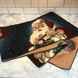 Christmas Santa Table Runner